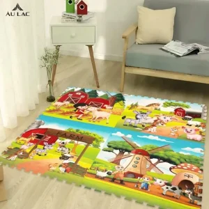 Thảm Xốp Ghép Tranh Nông Trại 60x60cm Dày 10mm