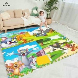 Thảm Xốp Ghép Tranh Tom Và Jerry 60x60cmx10mm